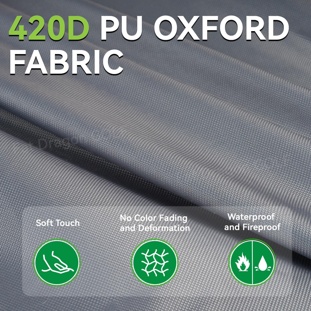 Panglong golf cart cover shows three zippered doors for easy access.