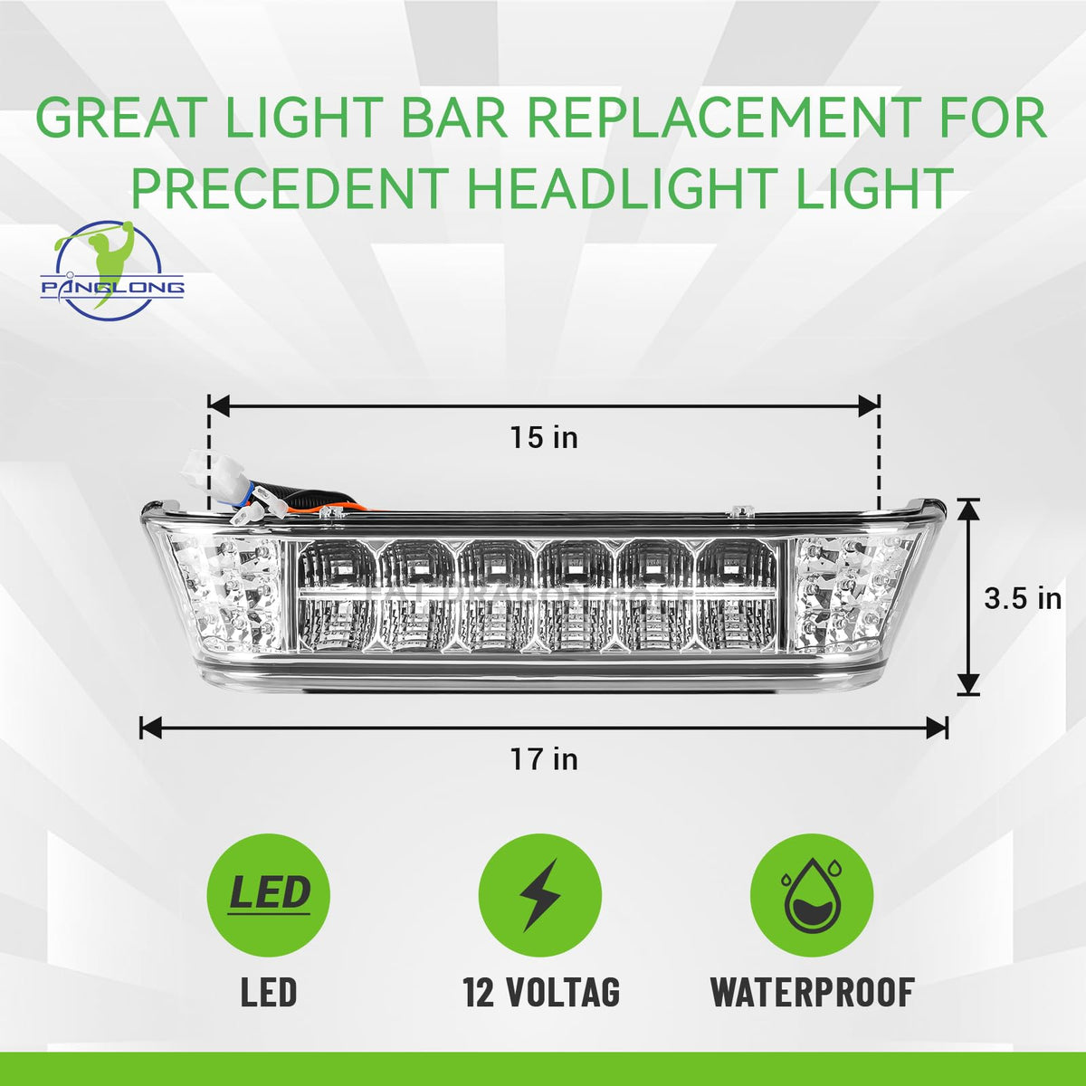 Panglong OEM replacement front light bar upgrade for Precedent