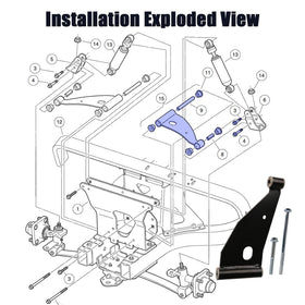 Panglong Delta A-Plate kit compatible with Tempo carts (2018+)