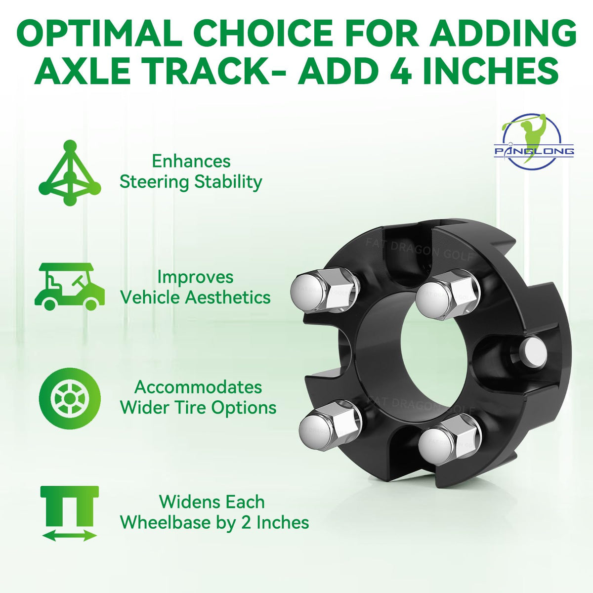 Panglong groove-design spacers enable easier installation and removal.