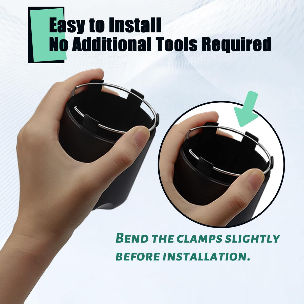 The packaging includes four caps for a quick golf cart upgrade.