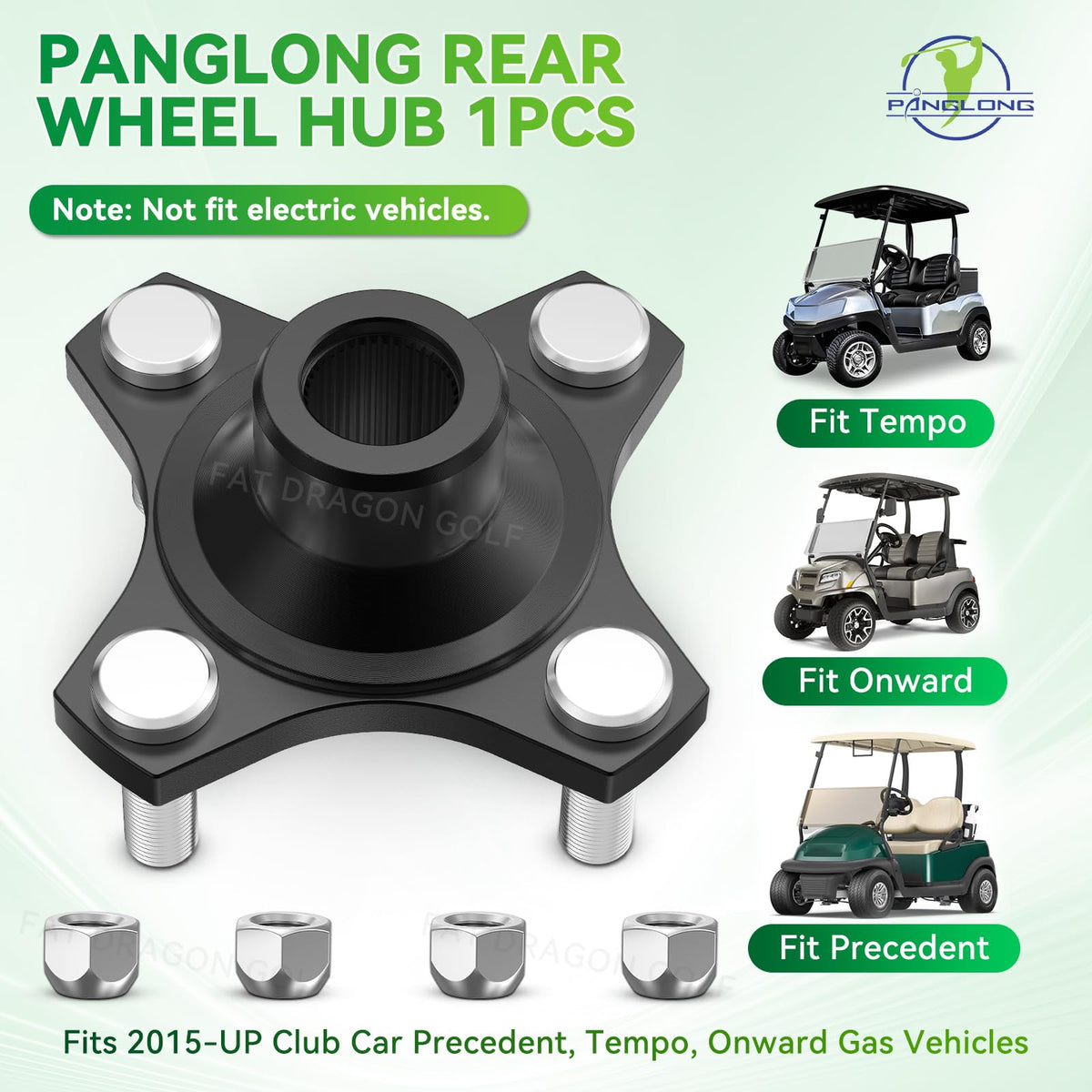 Panglong hub installed on Club Car improves ride stability