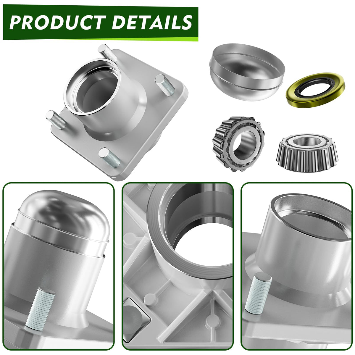 Panglong hub oil seal maintains lubrication and reduces wear in Club Car DS