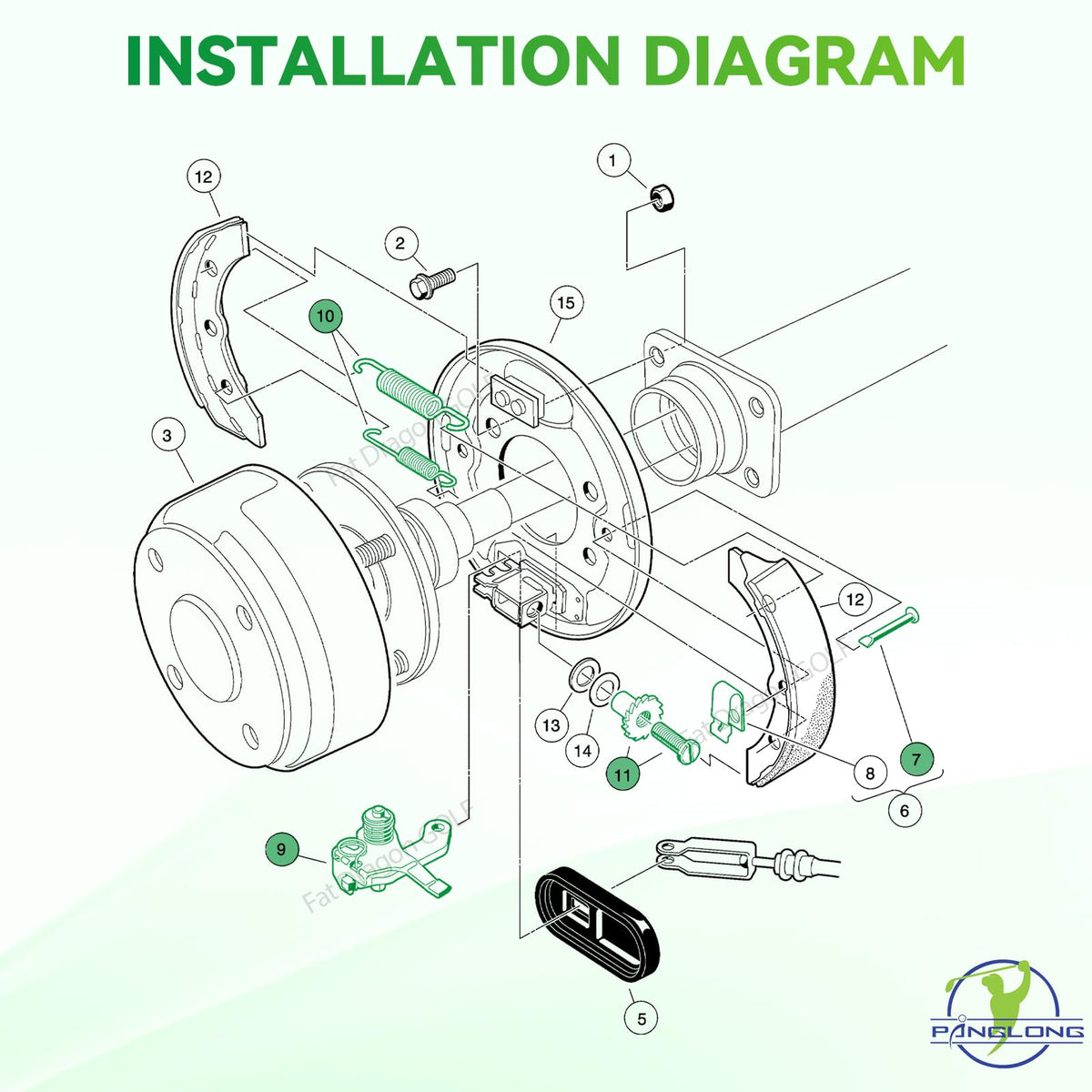 Panglong installation steps illustrate straightforward repair