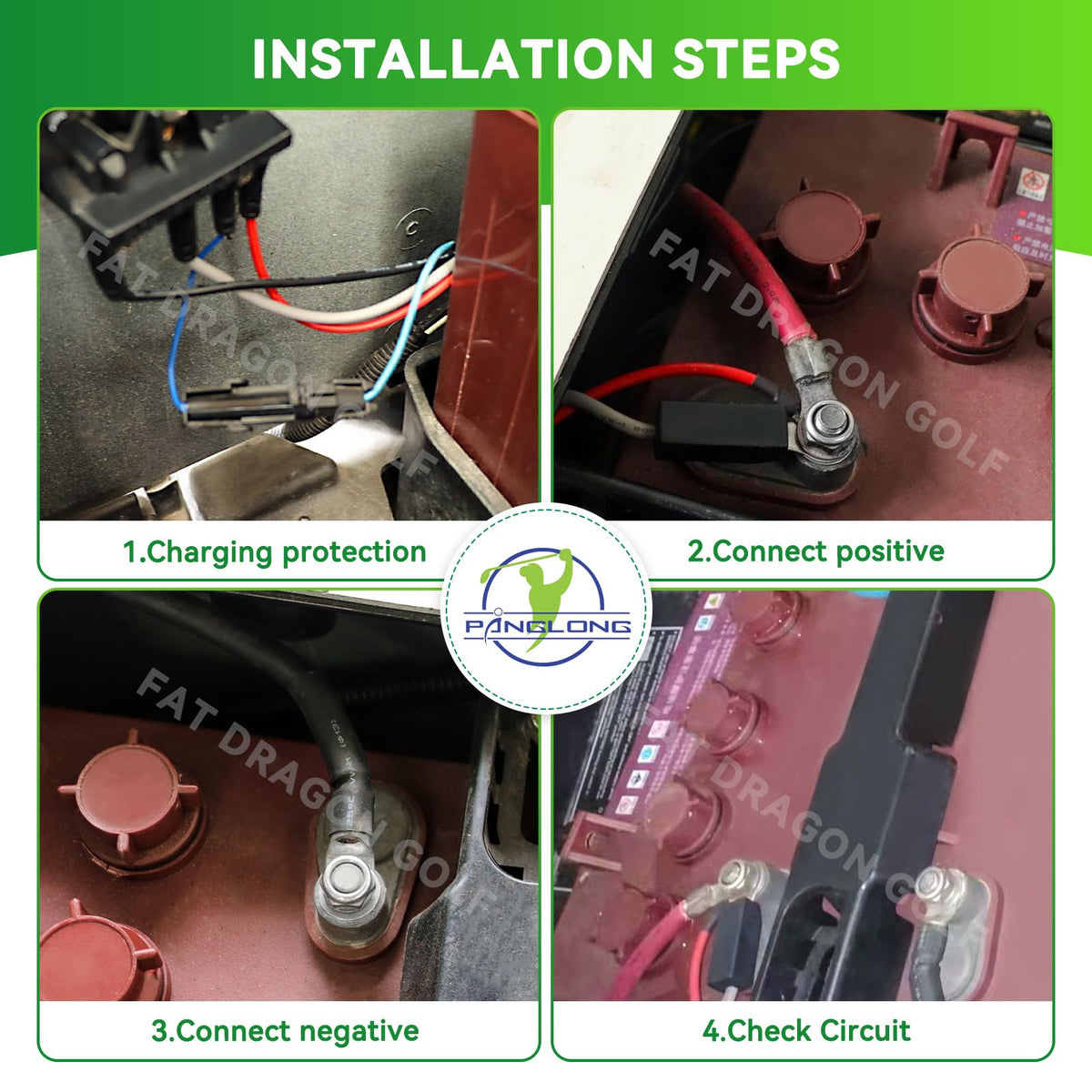 Panglong insulated charger receptacle shell protects internal wiring.