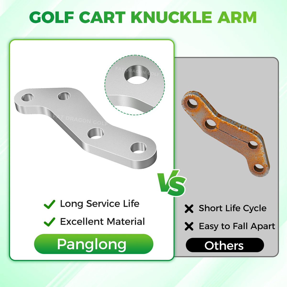 Panglong knuckle arm packaging shows two pieces for Yamaha G29