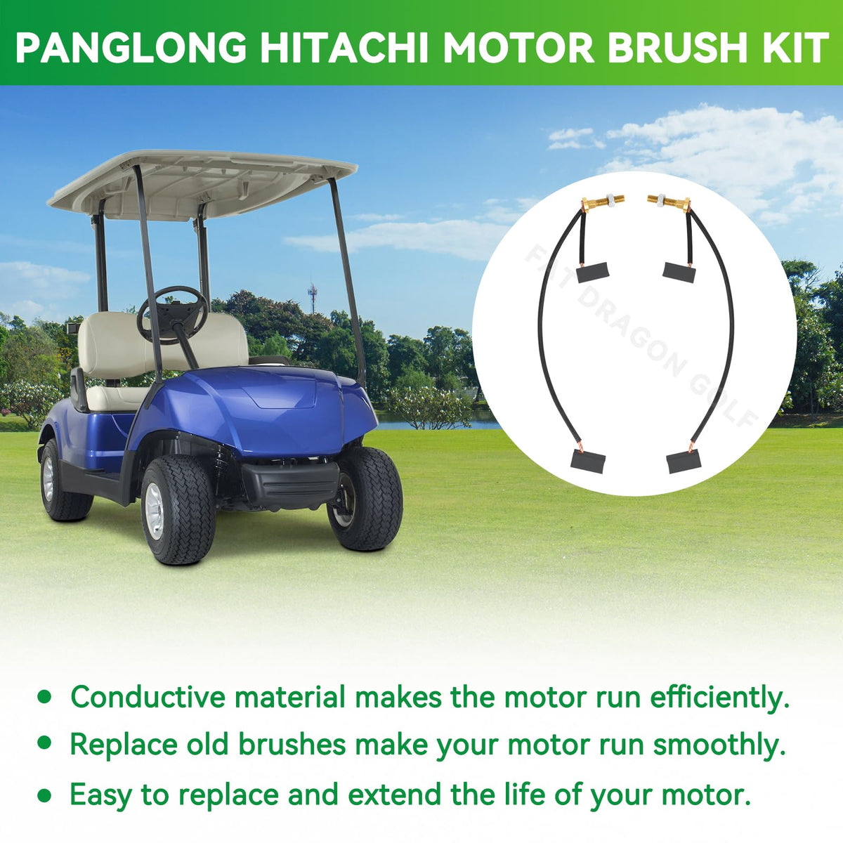 Panglong two-pack packaging of brush kit ready for replacement