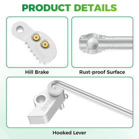 Panglong parking brake rod with pawl for Club Car DS, smooth engagement during parking.