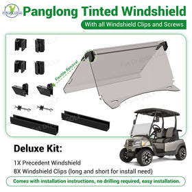 Panglong PC material windshield displaying durability and impact resistance.