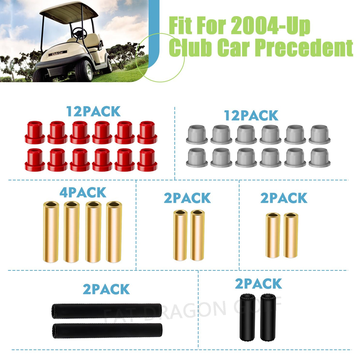 Panglong urethane bushings offer thicker, tougher material for longevity.