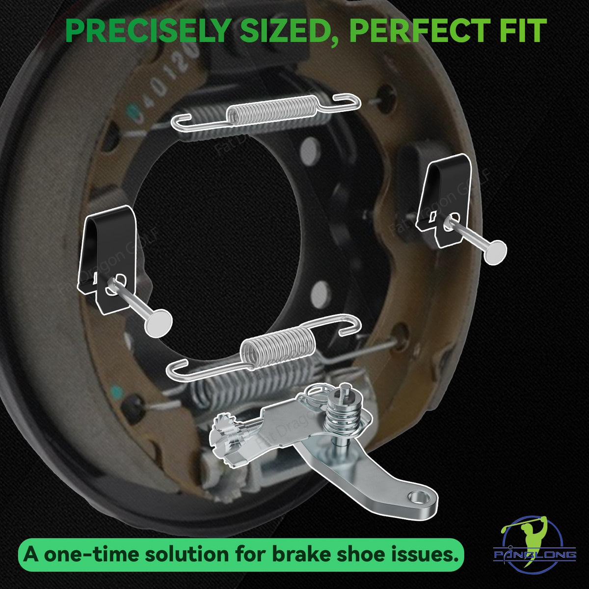 Panglong rear cog adjuster mechanism for precise brake alignment