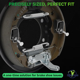 Panglong rear cog adjuster mechanism for precise brake alignment