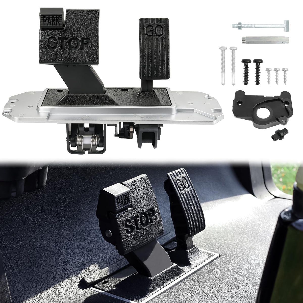 Panglong replacement pedal in use during a smooth test drive.