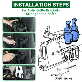 Panglong anti rattle base keeps bottle stable on rough terrain.