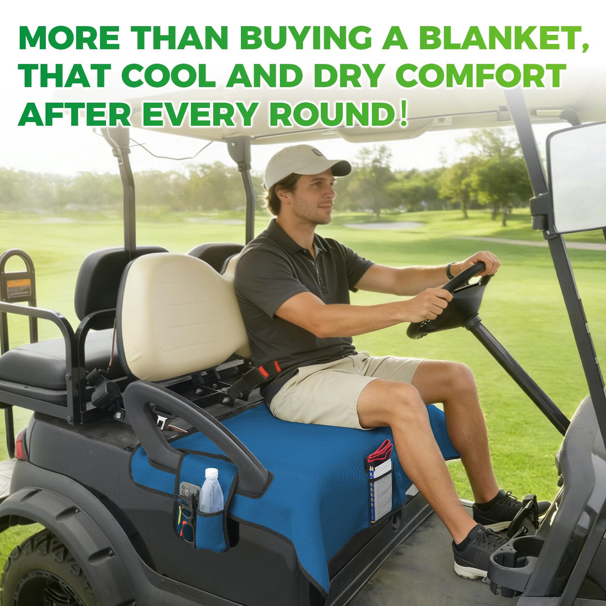 Panglong blanket with front pocket for quick-access essentials.