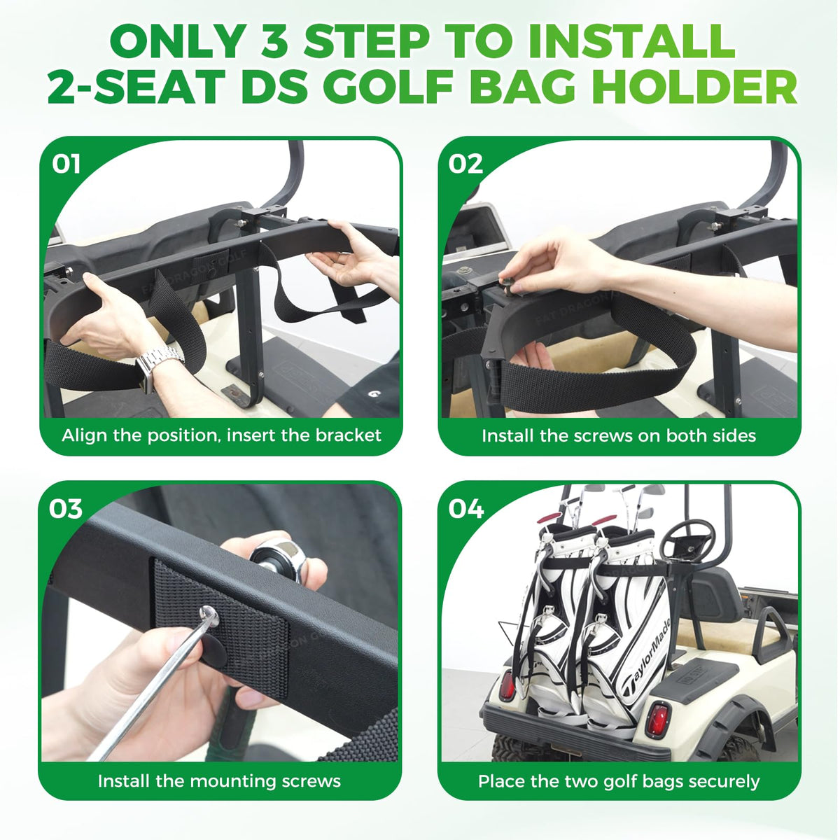Panglong secure bag attachment mount on lower flip seat bracket.