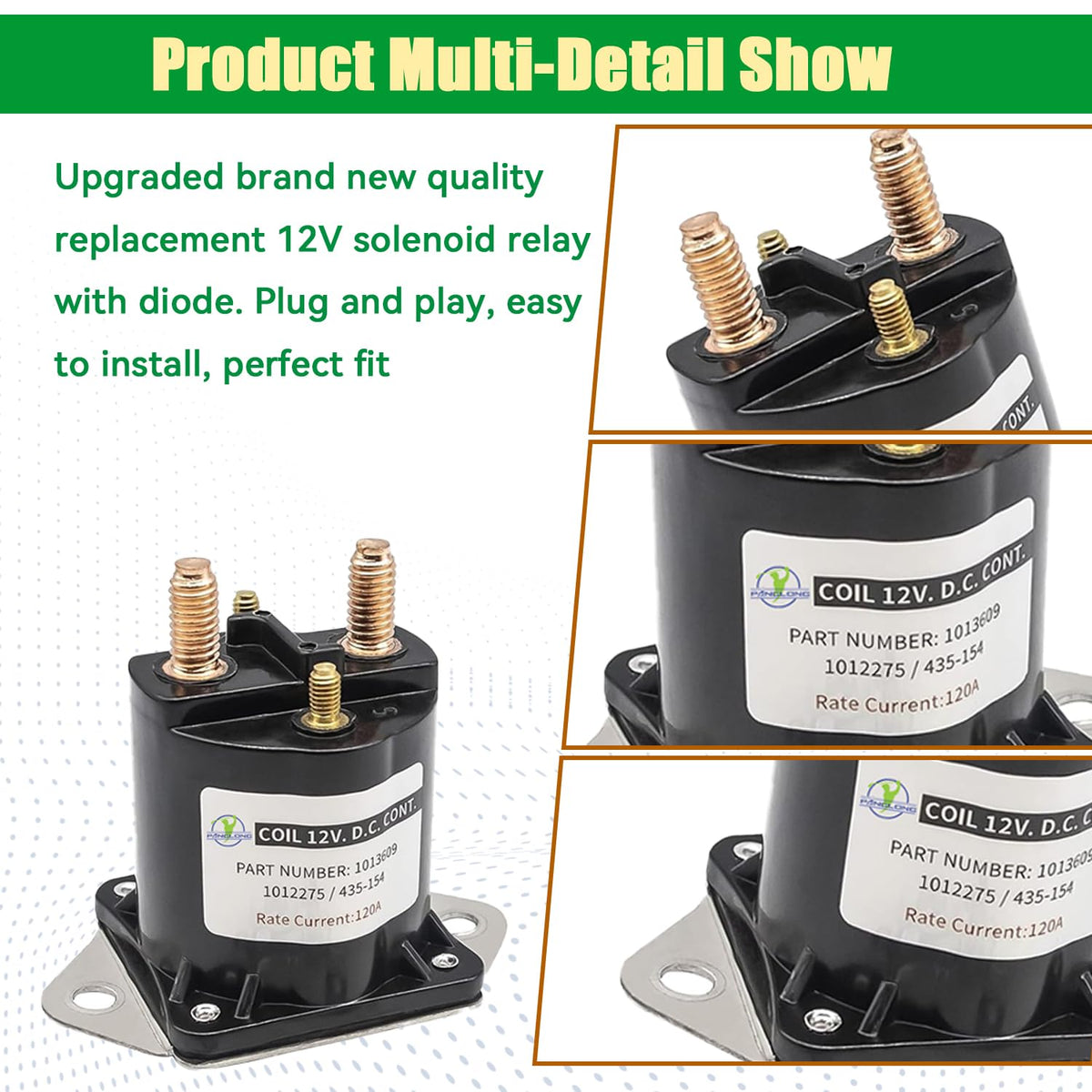 Panglong solenoid kit packaging showing plug-and-play compatibility for quick installation.