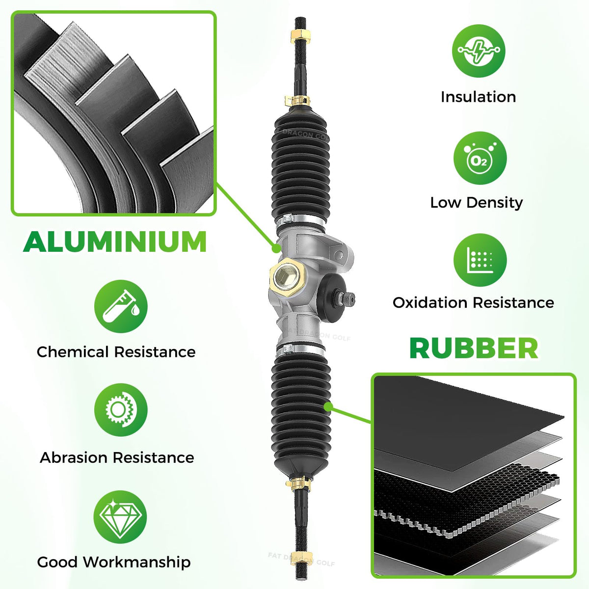 Panglong premium steel steering gear box provides durability and smoother steering feel