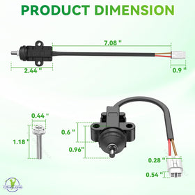 Panglong stop switch demonstrates precise pedal activation for controlled starts.