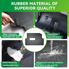 Panglong Tempo floor mat rubber material for non-slip grip.