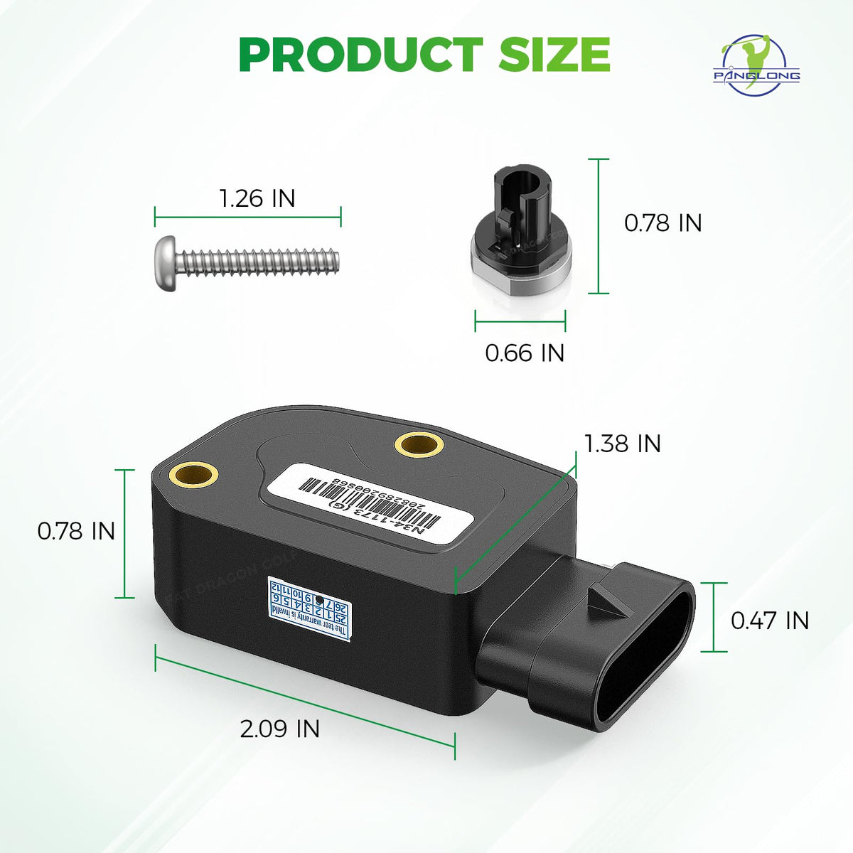 Panglong N34-1173G installation steps illustrate quick setup for Club Car.