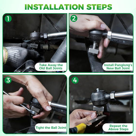 Panglong tie rod end grease fitting for easy lubrication