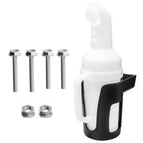 Panglong universal golf cart sand bottle front view, durable ABS construction for long life.