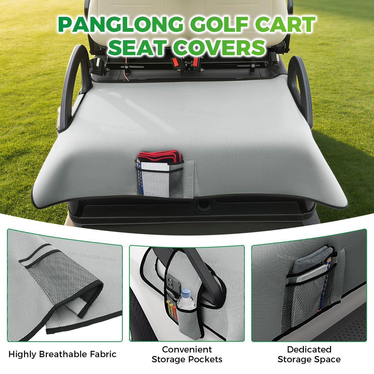 Compatibility-focused design fits Yamaha, Club Car, EZGO and more.