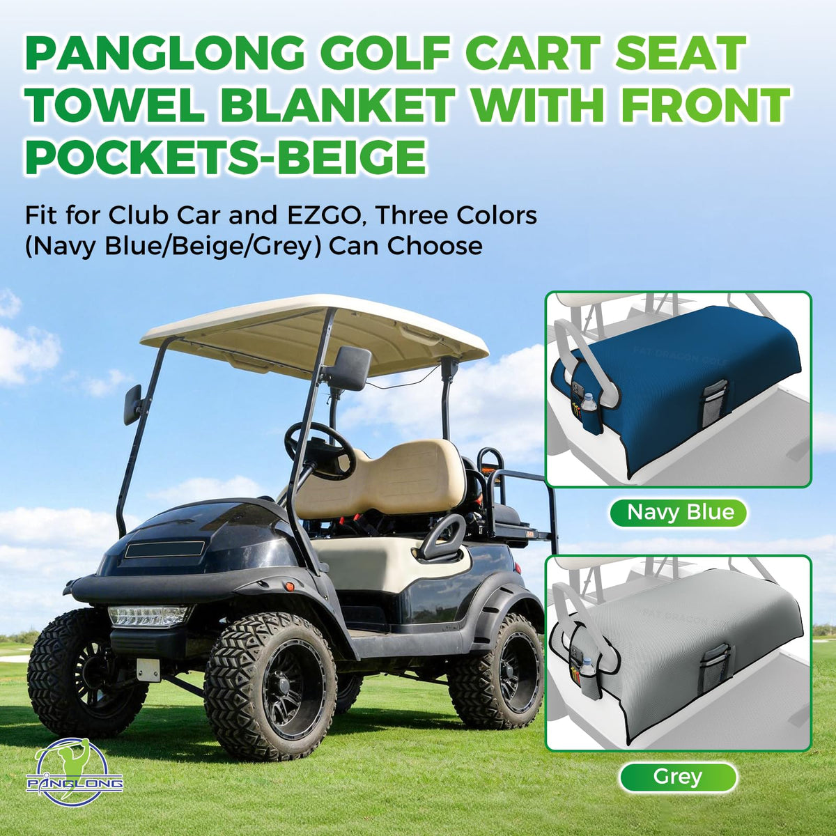 Panglong universal fit supports most mainstream golf carts for secure use