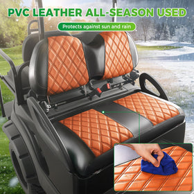Panglong waterproof golf cart seat covers protect against rain and mud