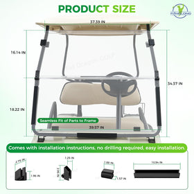 Panglong windshield weather adaptability for windproof and rainproof performance