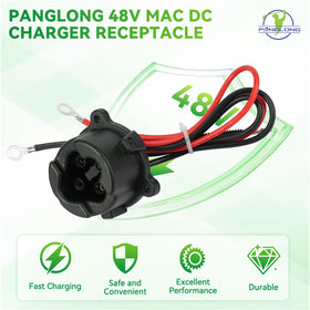 Panglong wire harness included with 48V MAC DC charger receptacle.