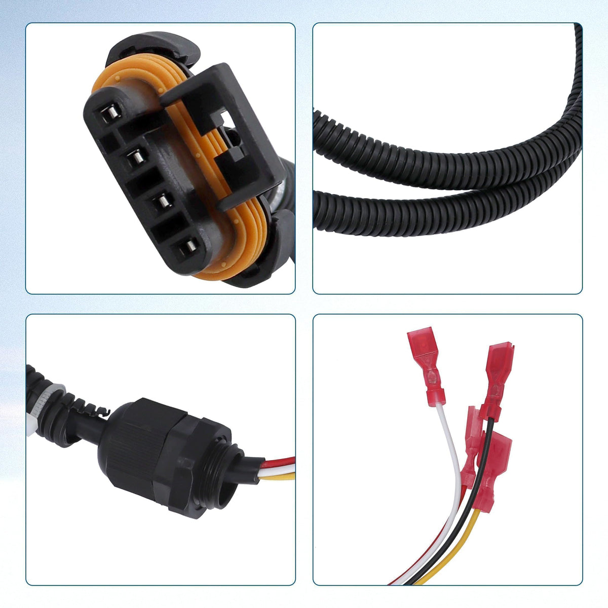 Panwarmoll EZGO PDS wiring harness installation ready for direct replacement on a golf cart.