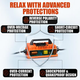 Parts World USA VoltRevive built in protections guard against faults