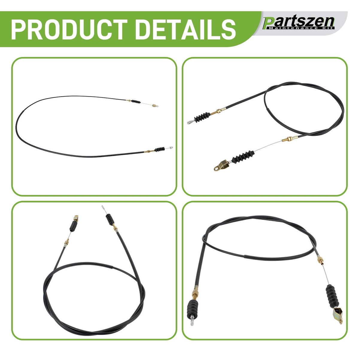 partszen throttle cable packaging ready for Yamaha YDRA G29 drive