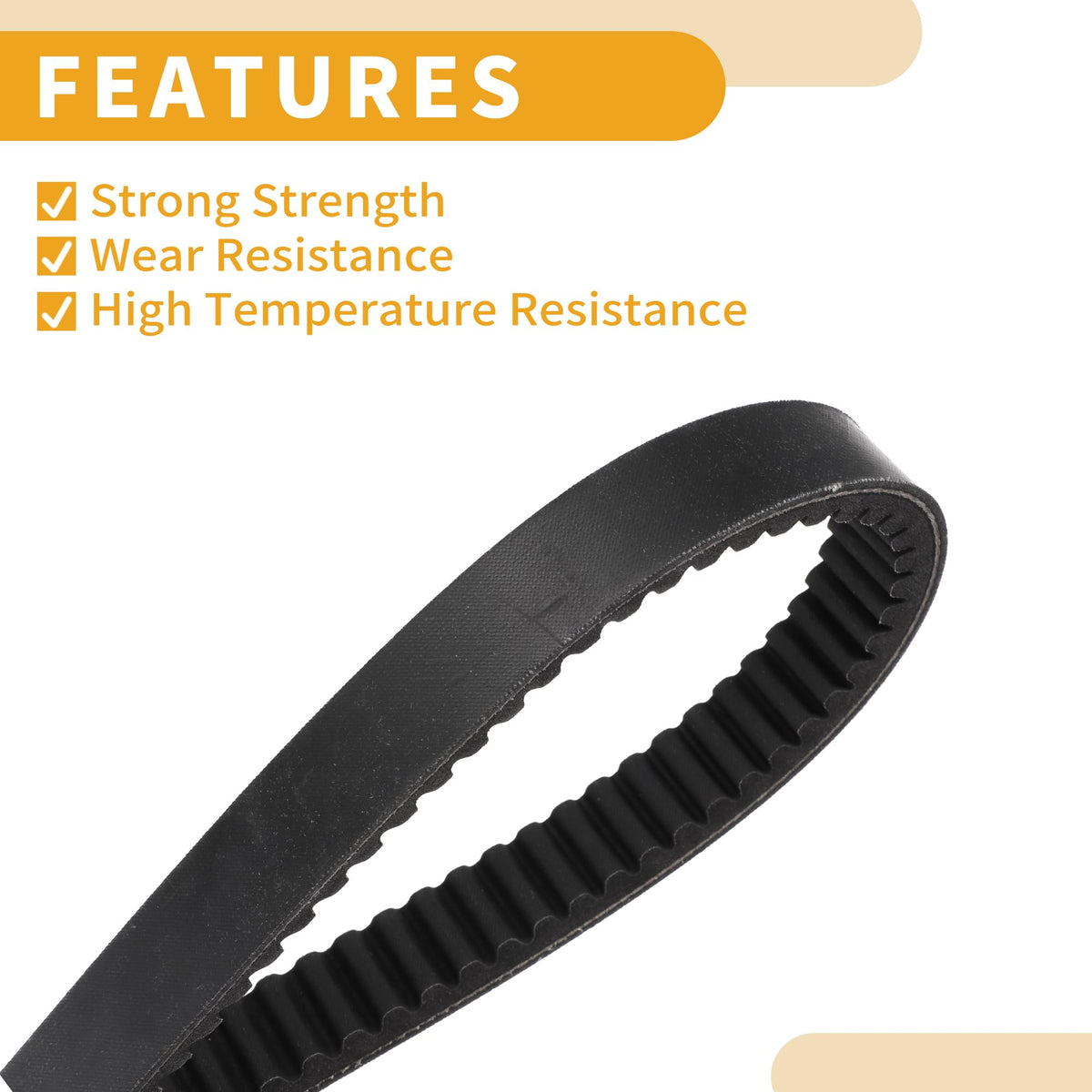 Partuto drive belt 72328G01 EZGO installation view for direct replacement
