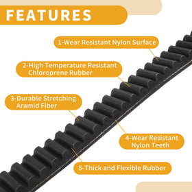 Partuto EZGO belt durability supports stable clutch engagement and steady acceleration