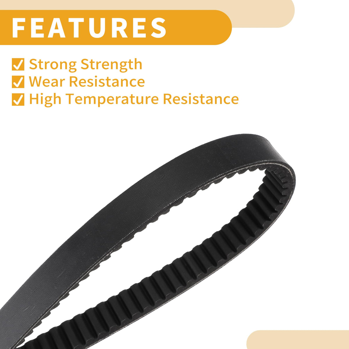 Partuto belt easy-install fits directly, reducing guesswork during maintenance