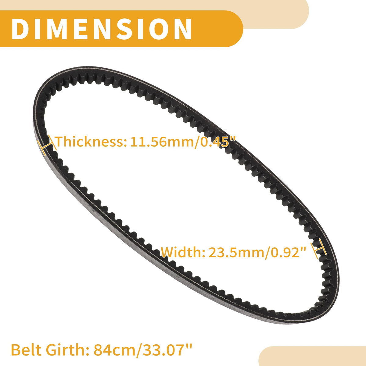 Partuto drive belt installed on Club Car DS demonstrates compatibility in action