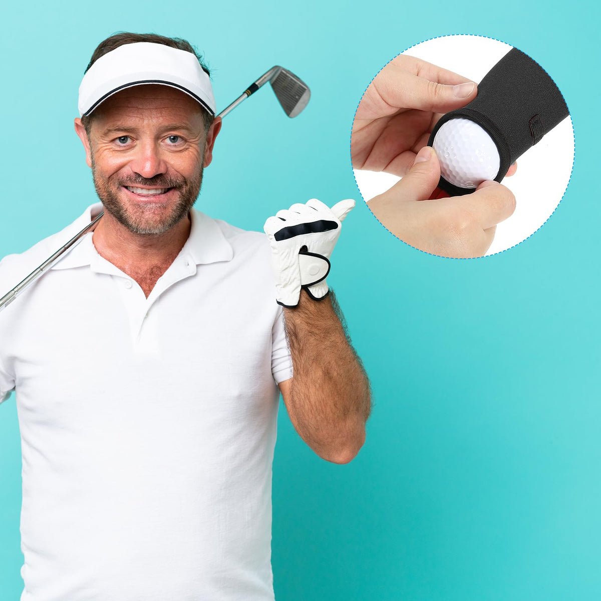 PATIKIL compact 210x40mm design emphasizes lightweight, portable storage for golf gear.