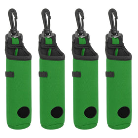 PATIKIL golf ball carry bag close-up in green neoprene for secure course storage