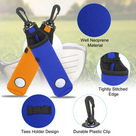 PATIKIL golf ball carry bag blue, water-resistant and durable for on-course use