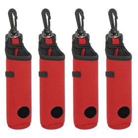 PATIKIL golf-ball carry bag in red keeps golf balls organized on the course.