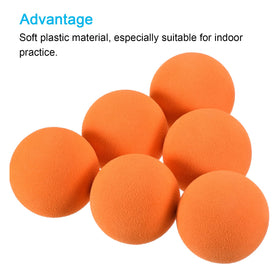 PATIKIL EVA foam ball orange; high visibility for easier practice and tracking