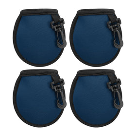 PATIKIL golf ball washer pouch in navy with waterproof exterior for quick cleaning.