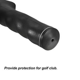 Breathable bottom hole facilitates easy installation on clubs.