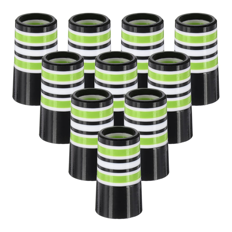PATIKIL golf ferrules green close-up showing resin durability for clubs