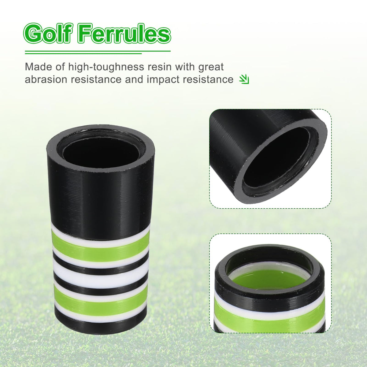 PATIKIL ferrules protect the hosel from moisture and debris with a green design