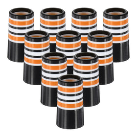 PATIKIL golf ferrules orange 10-pack for seamless shaft-to-hosel transition.
