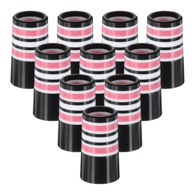 PATIKIL pink multi-ring ferrules close-up for a smooth fit.